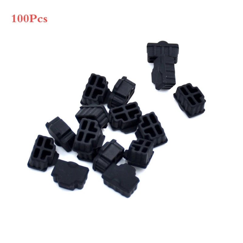 100pcs/lot Ethernet Hub Port RJ45 Anti Dust Cover Cap Protector Plug Dust Plug For Laptop Computer Router RJ45 Connector