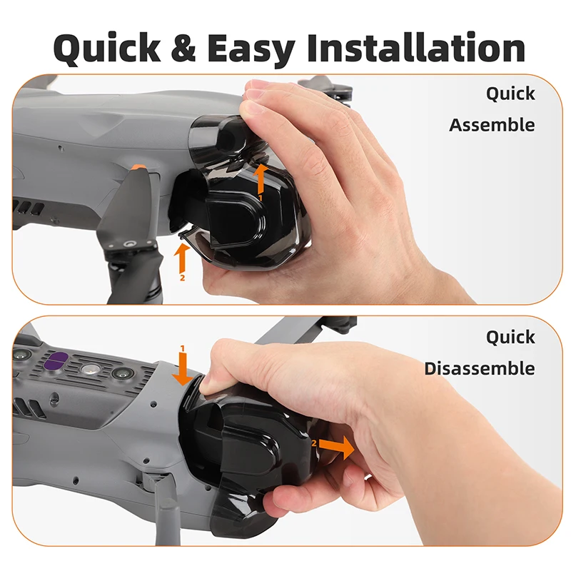 غطاء للعدسات لكاميرا DJI Air 3S غطاء حماية مضاد للخدش سريع الإصدار غطاء للعدسات لملحقات DJI Air 3S