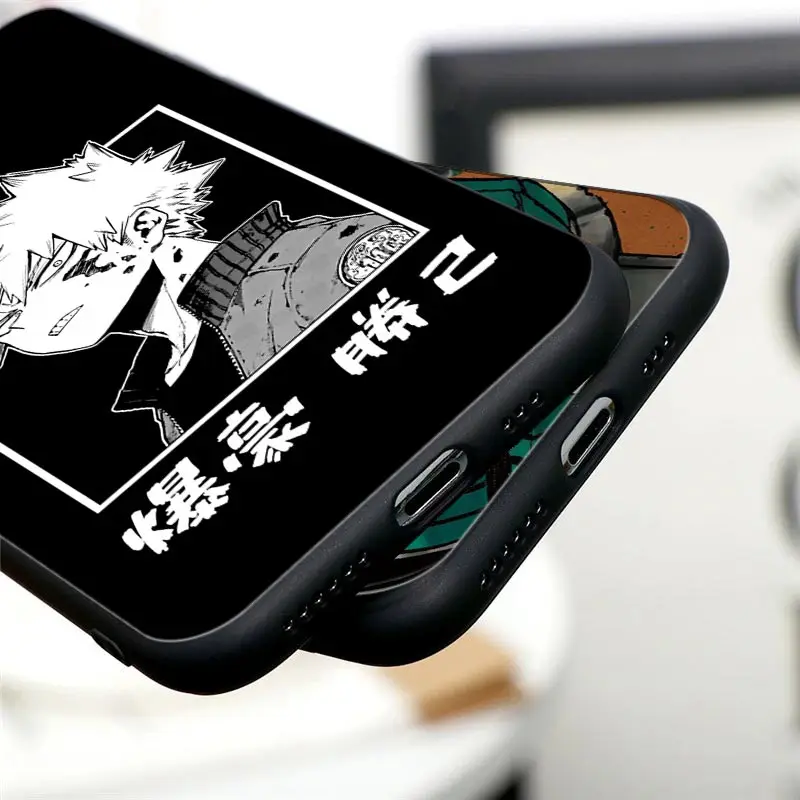 Boku no Hero My Hero Academia Deku Anime حافظة لهاتف أبل آيفون 16e 16 15 14 13 12 11 Pro Max XR XS 7 8 Plus SE2