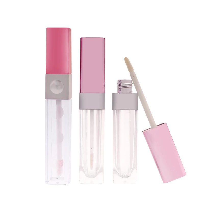 100pcs Empty 6ml Lip Gloss Tubes Plastic Refillable Bottles Liquid Lipstick Container lipgloss Sample Bottle