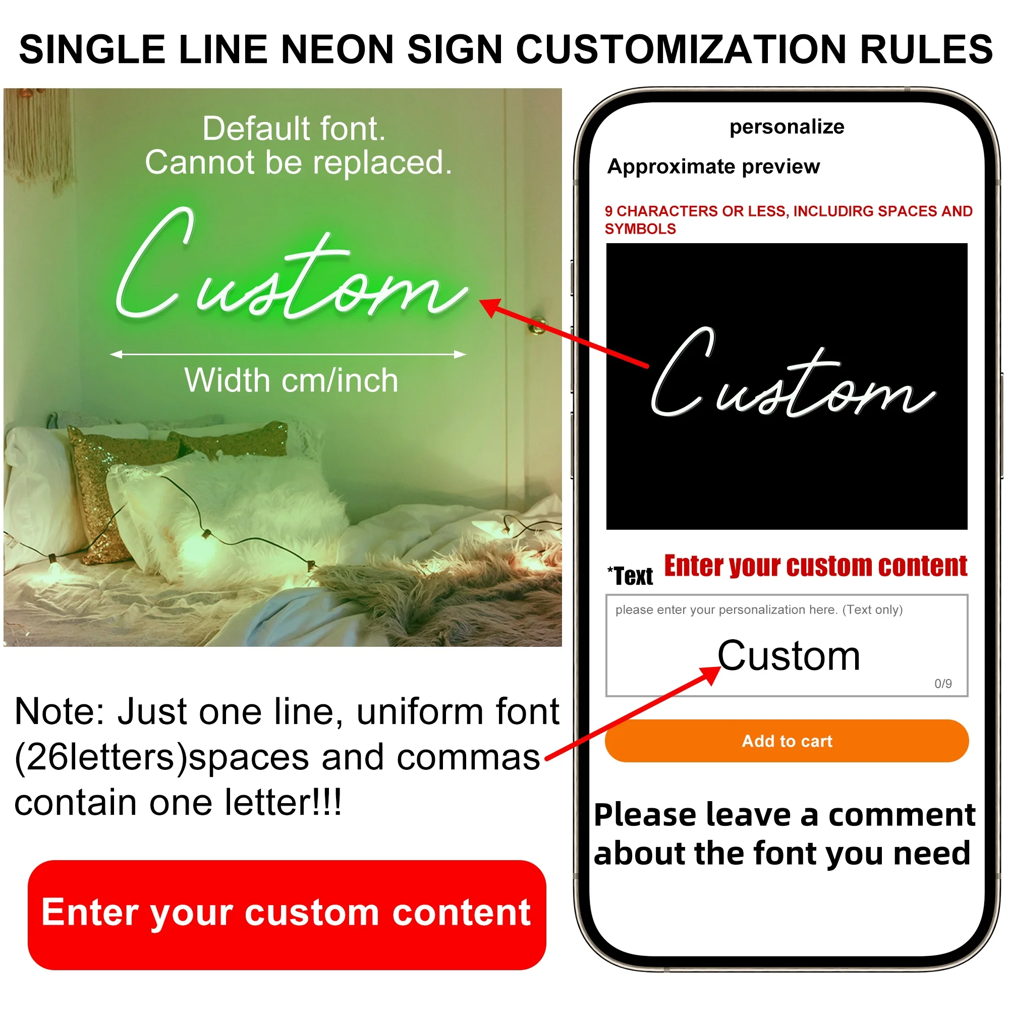 Leave A Message Neon Sign Engrave Personal Custom-tailor LED Lights For Customize Wedding Decoration Coffee Bar Wall Decors