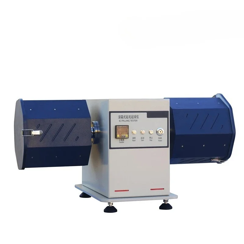 Roller box method fabric stringing tester Testing of textile fabric fiber loop stringing properties