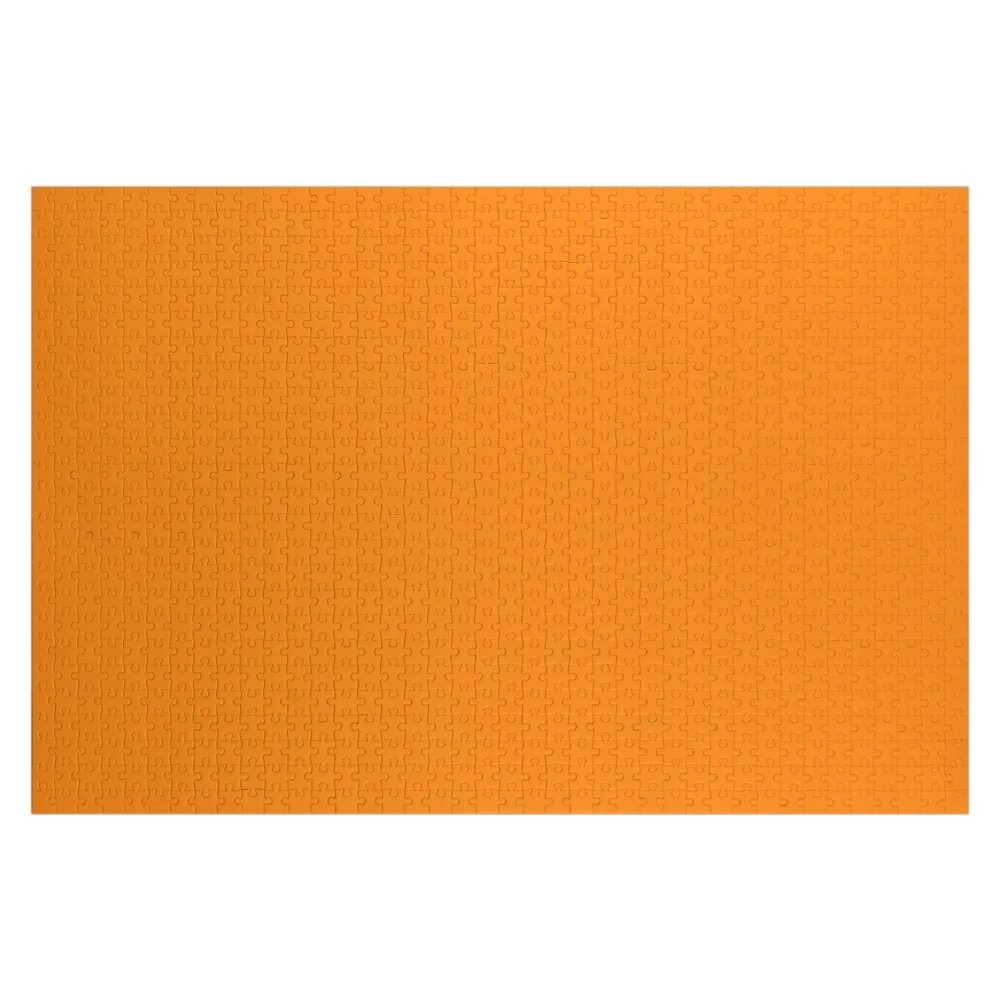 

Оранжевая деревянная головоломка-пазл с индивидуальным дизайном, произведения искусства, выполненные на заказ, для взрослых и детей.