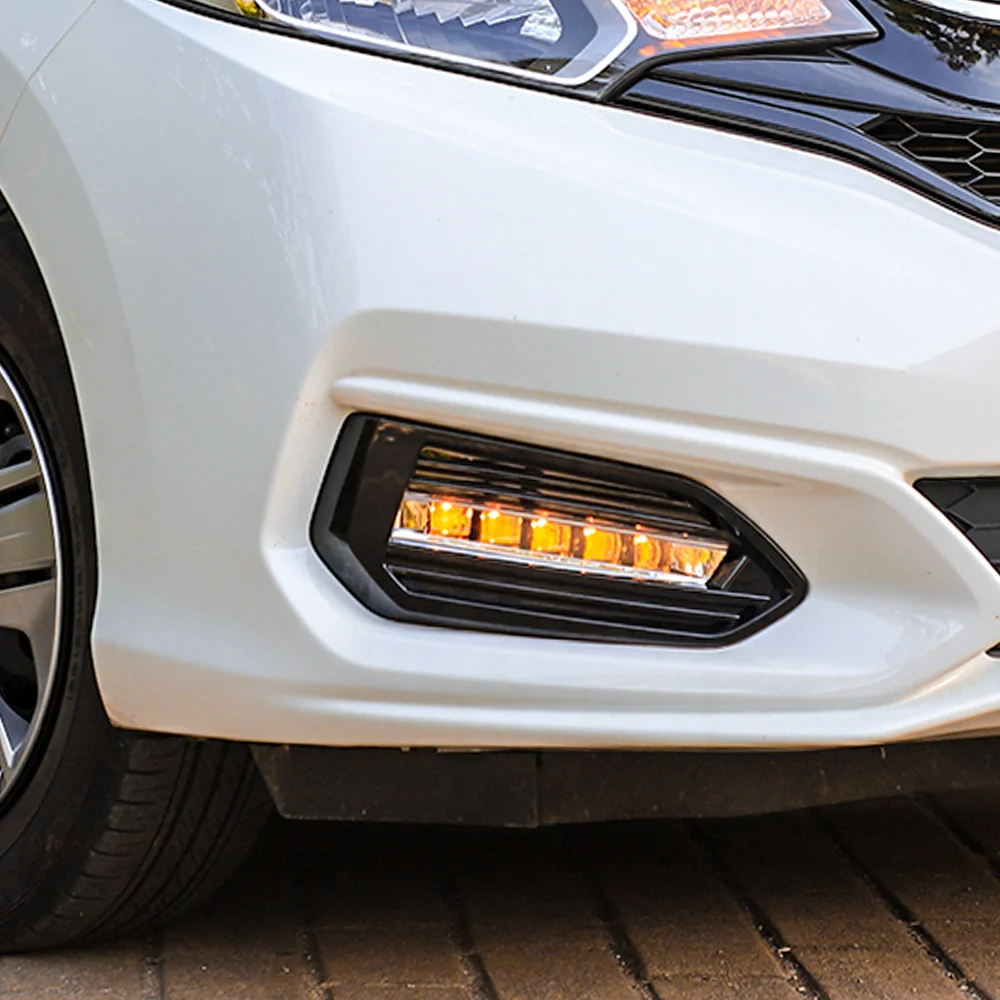 

Car Light Assembly For 2018-2019 Honda Fit GK5 Front Bumper LED Dynamic Daytime Running Lights Upgrade Accessories