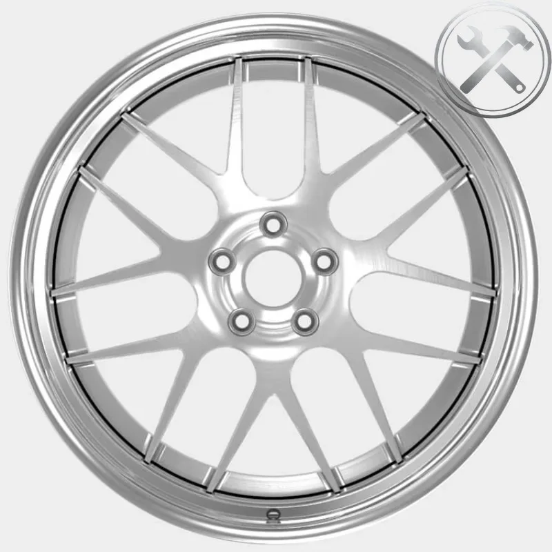 

19x8.5 Brushed Forged Car Rims 18 Inch 5 6 Lug Holes High End Sport Vehicle Custom Alloy Wheels