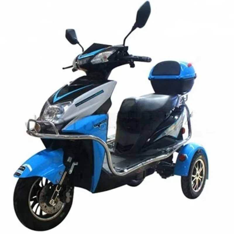 YC Chinese factory adult 3-wheel all-terrain motorcycle electric scooter electric rickshaw disabled with adult/elderly padals