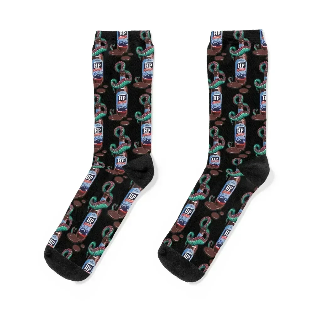 

HP Lovecraft Sauce Socks Run sports stockings floral Socks For Men Women's