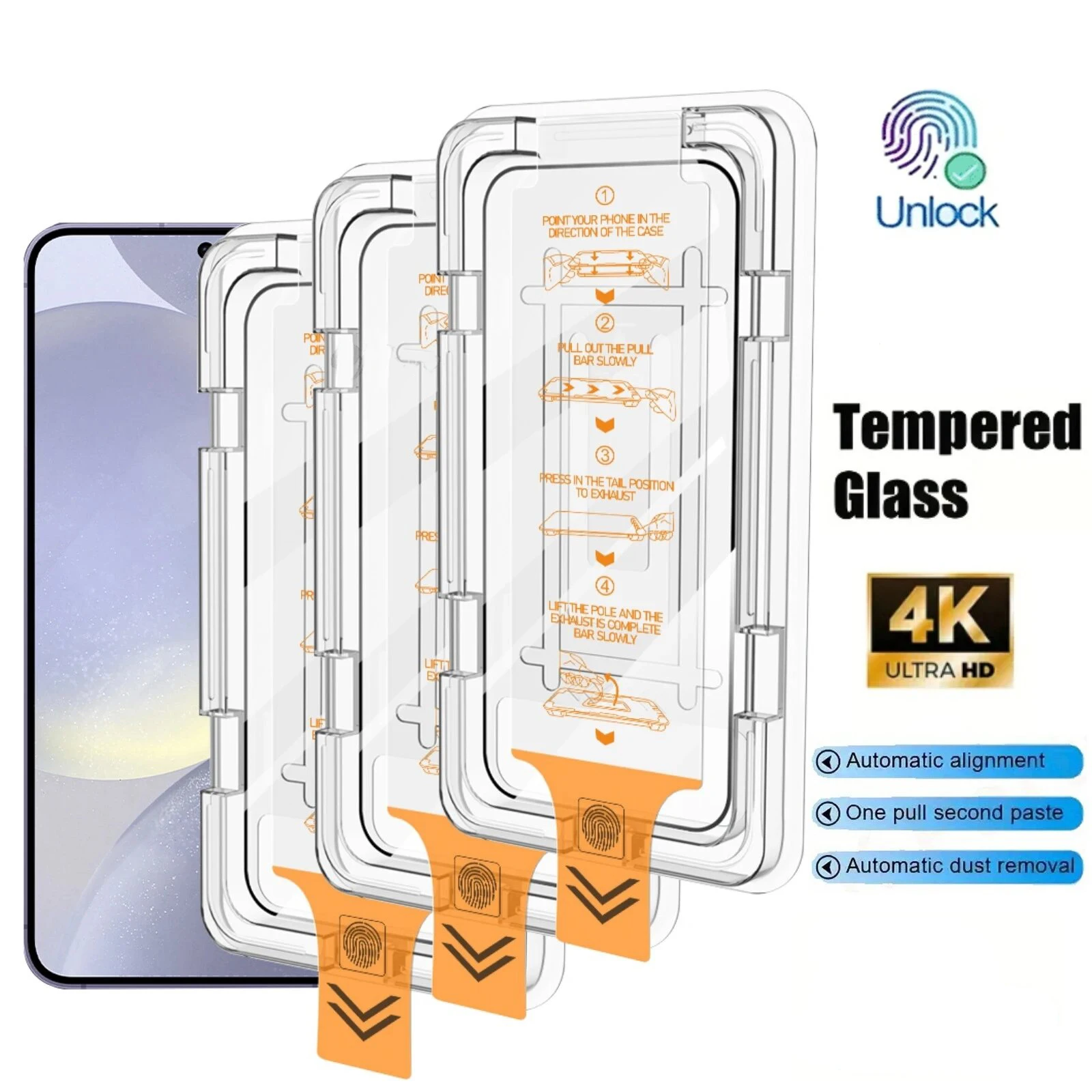 

5Pcs For Meizu 21 Note 20 18S 18X Mblu 22 Pro 4G 5G Dust-Free Install Tempered Glass Screen Protector Protective Film One-Click