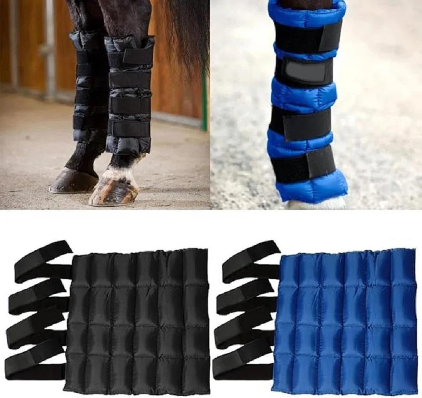 Horse Ice Cold Pack Leggings Cooling Boot Bag Equestrian Leg Guard Cold Pack 24 Small Ice Packs For Horse Cooling Relieving Pain