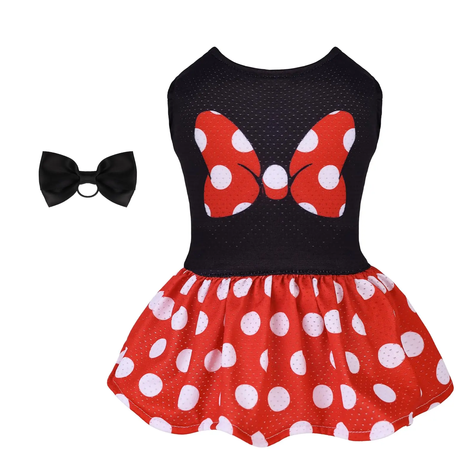 CuteBone Dog Mesh Dress Puppy Sundress Pet Outfit Summer Fas