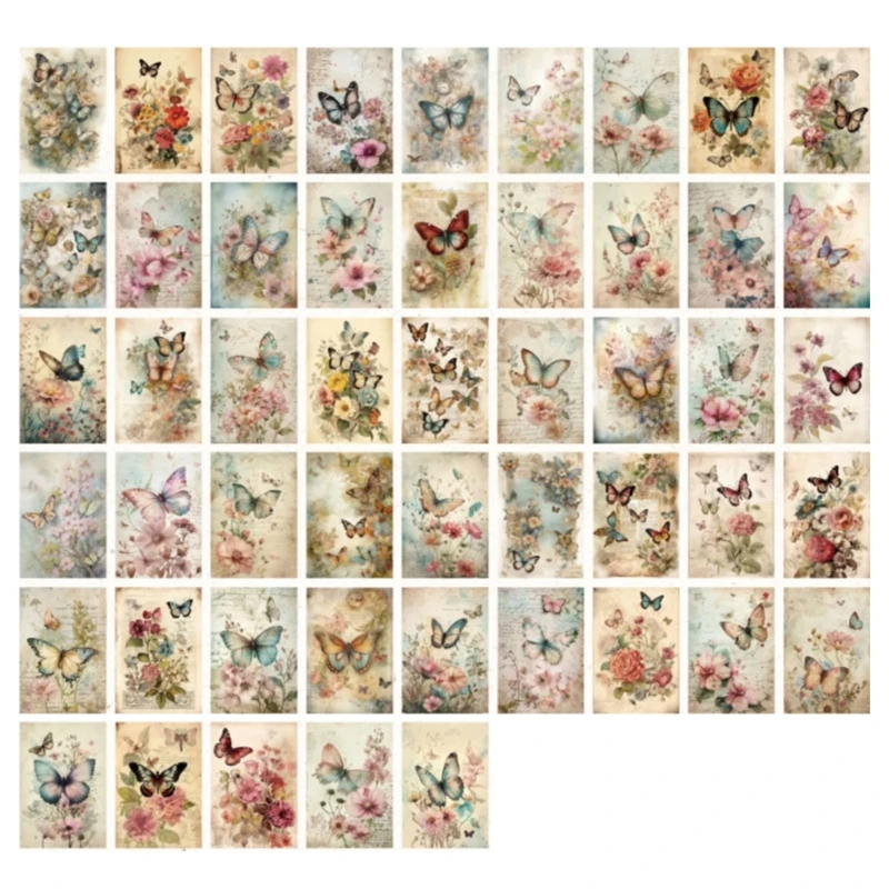 

100 листов фоновая бумага для скрапбукинга, эстетическая декоративная бумага для ведения журнала, изготовление карточек, для