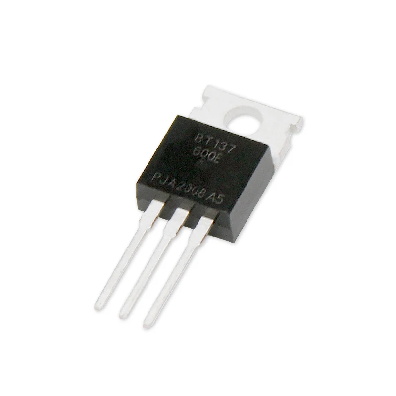 10PCS BT137-600E Triac TO220 BT137-600 BT137 TO-220 8A 600V Triacs Thyristor Electronic Component