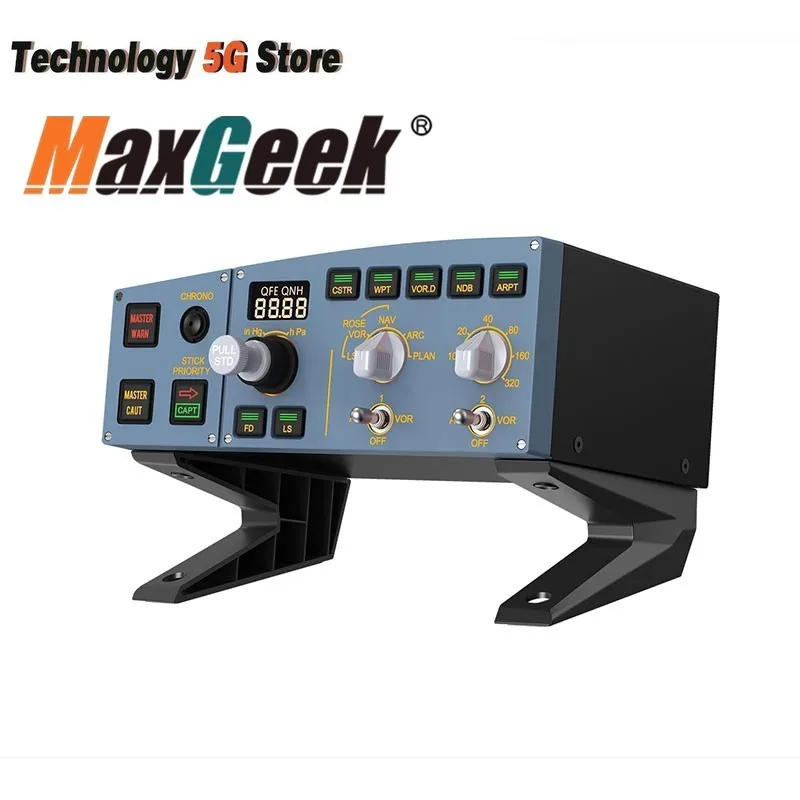 

WingFlex Compact A320 EFIS CUBE with Dual-Color LCD Warning Panel and Plug-and-Play USB Connectivity