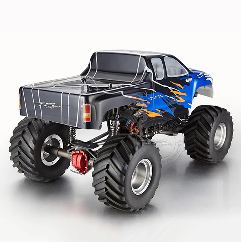 TFL 1/10 RC Racing Crawler Car Remote Control Monster Truck C1610 KIT CNC Metal Chassis Outdoor Toys For Boy Gift TH05186-SMT2