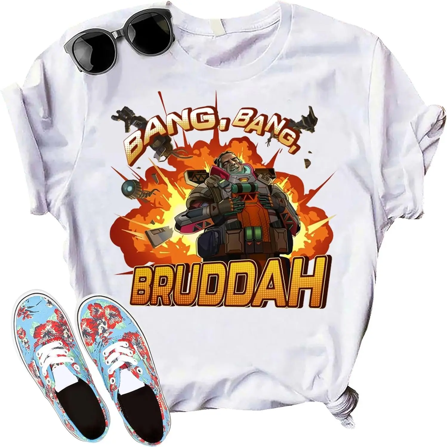 Holospray Gibraltar Bang, Bang, Bruddah T-Shirt, Apex Gibraltar Shirt, Legend Gibraltar Shirt,