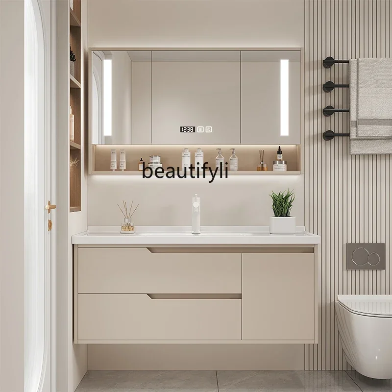 

Ceramic Whole Washbin Bathroom Cabinet Washbasin Bathroom Wash Basin Cabinet Combination Washstand