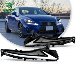 Pair of Car Styling Car Headlight Assembly For Lexus IS250 IS350 IS200t IS300 2017-20 LED Head Lamp Car Tuning Light Parts Plug