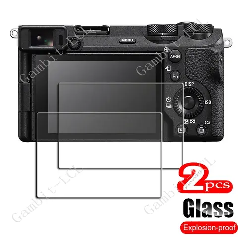 소니 알파 6700 ILCE-6700 A6700 A6400 A6300 A6000 A5000 카메라 LCD 디스플레이 화면 보호 필름 커버에 대 한 2PCS 강화 유리