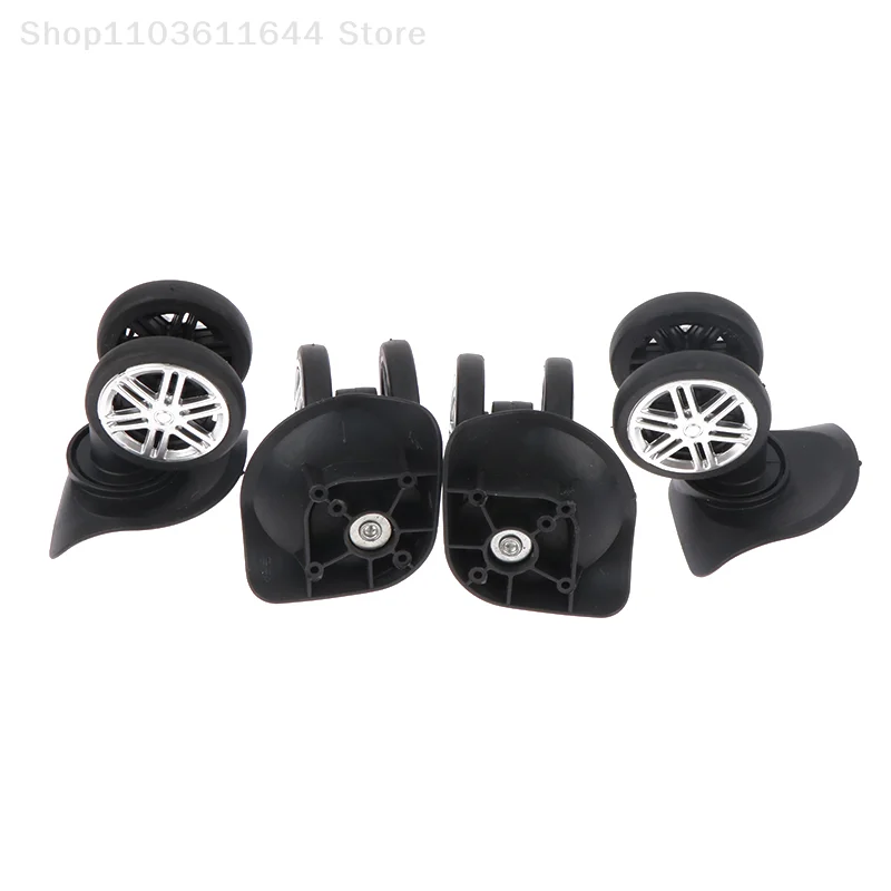 2 ペアケース荷物ユニバーサルホイールトロリーケースホイール修理部品アクセサリー