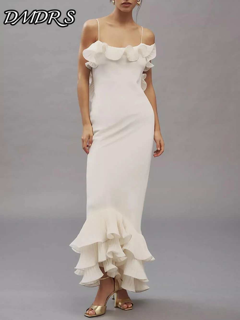 

Graceful Spaghetti Strap Evening Dress 2025 Charming Chiffon Party Gown Classic A-line Floor-Length Party Dresses فساتين سهرة