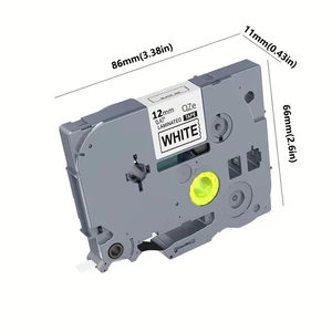 Laminiertes Band für Etikett Maker Tape, kompatibel mit P Touch, Pt-H110, D600, 710BT, Tze231, Tze241, Tze251, TZ221, 6 mm, 9 mm, 12 mm, 18 mm, 24 mm 8 Hauptverkaufsmaschine Bordadeira Bruder - №5