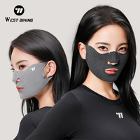 WEST BIKING Autumn&winter Windproof Mask Cycling Warm Mask Sunscreen Stereoscopic Mask Men Women Outdoor Elasticity Face Cover