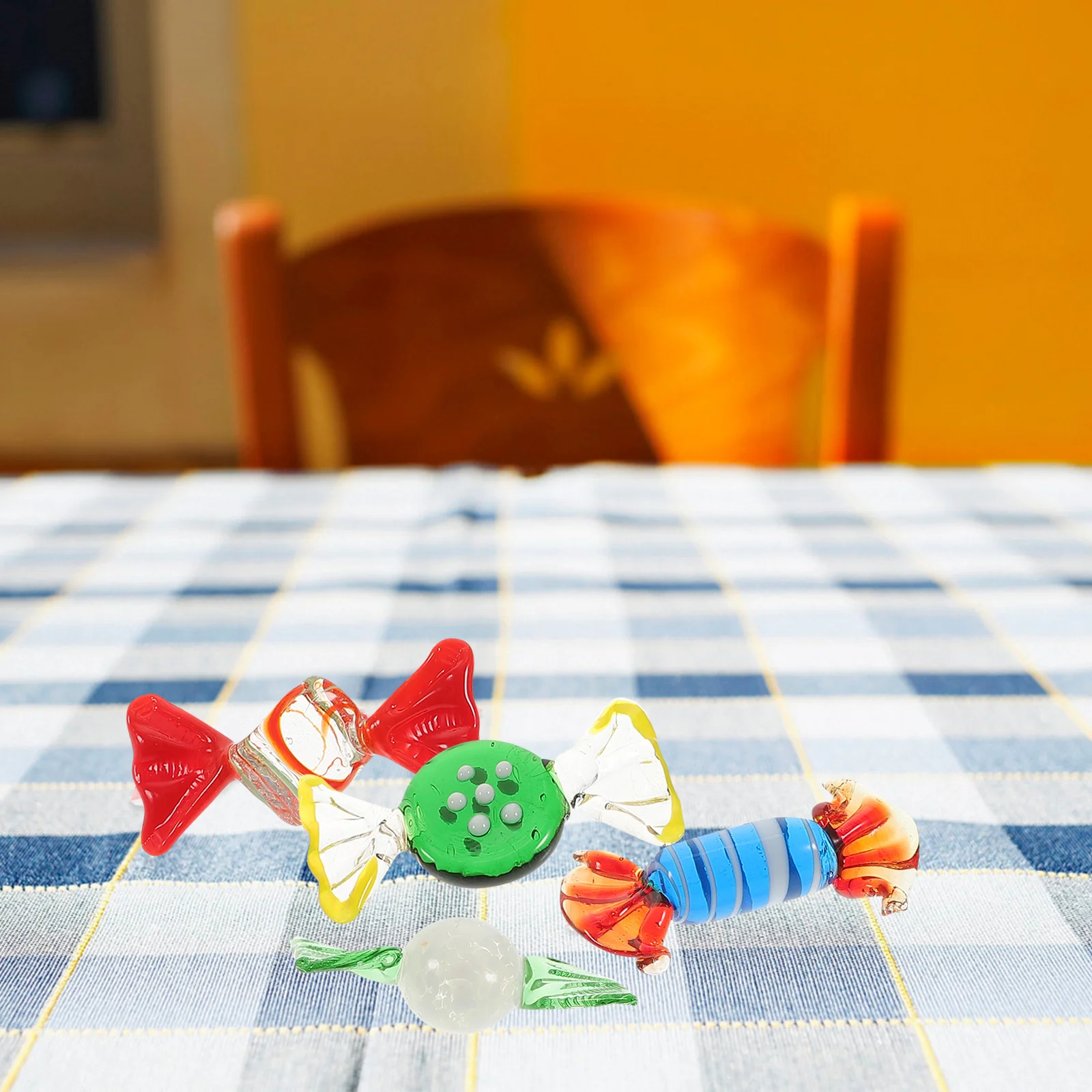 

12 Pcs Christmas Ornament Wedding Day Decorations Xmas Mini Glass Candy Ornaments