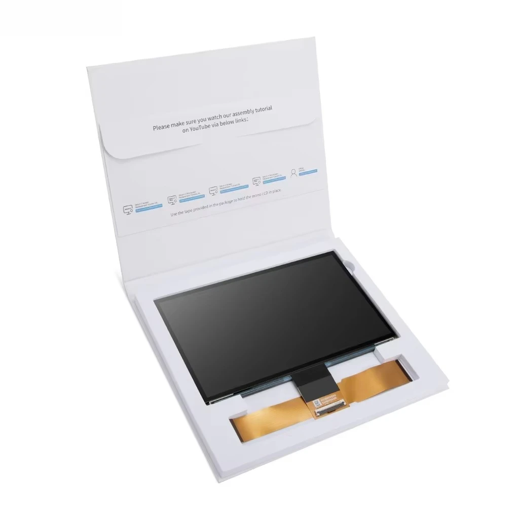 10'' 12K Mono LCD Screen with 11520x5120 Resolution and 9H Tempered Glass for SATURN 4 SATURN 4 ULTRA MSLA 3D Printer
