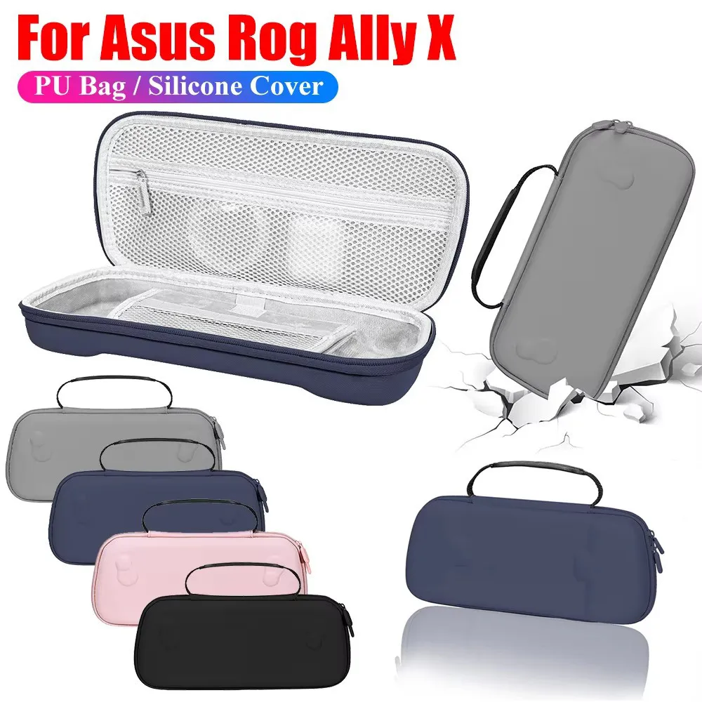 For ASUS ROG Ally X Game Console Carrying Case for ROG Ally 2023 Bag Shockproof Travel Case / TPU Silicone Protective Cover