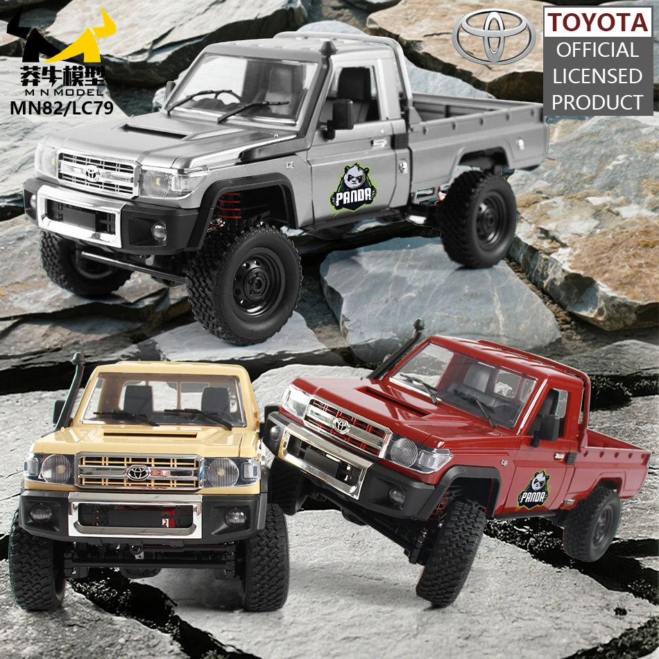 

MN MODEL 1:12 4WD LC79 RC Panda Off-Road Car Retro Pickup Rock Crawler Tour Vehicle Climbing Truck Collection Toy for Adult