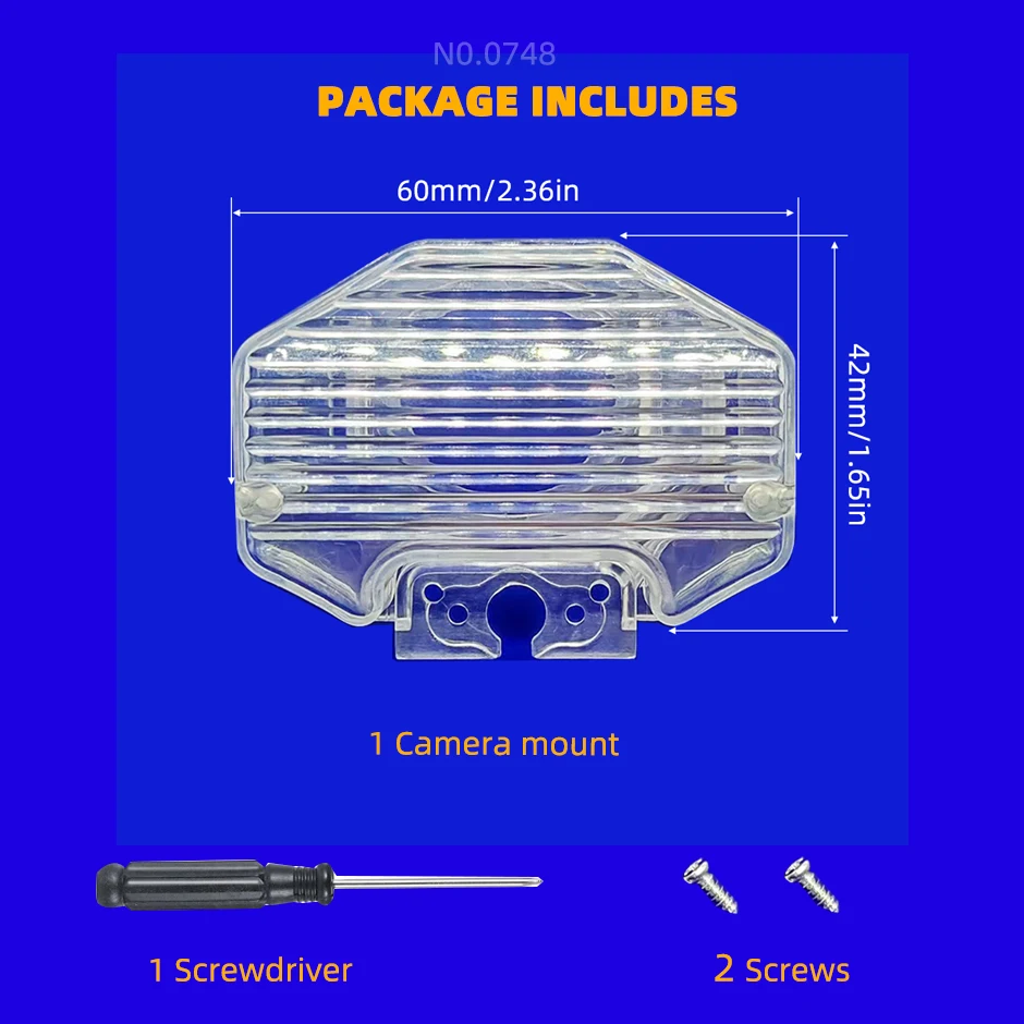 QXNY Rückfahrkamera-Halterung Fahrzeugmontage-Halter Kennzeichenbeleuchtung Passend für 2007 2008 2009 2010 2011 2012 Toyota Corolla
