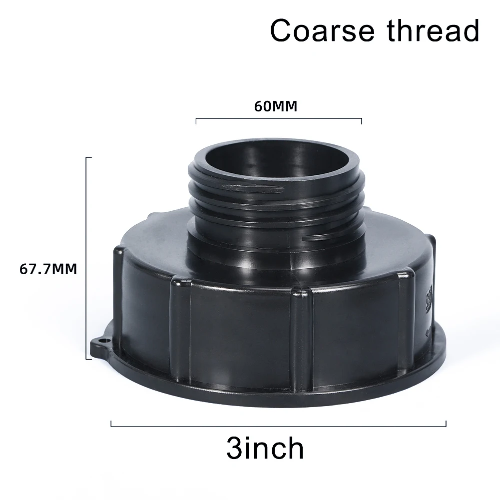 1pc Ton Box Connector Coarse/Fine Threads Available For IBC Adapter 100mm To 60mm Reduce S100xS60 For Ton Container Connector