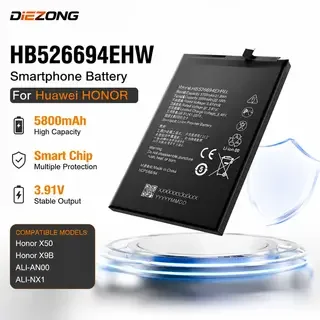 

NEW HB526694EHW for Huawei Honor X50/Honor X9B/ALI-ANO0/ALI-NX1 Phone Battery High Quality High Capacity Replacement Bateria