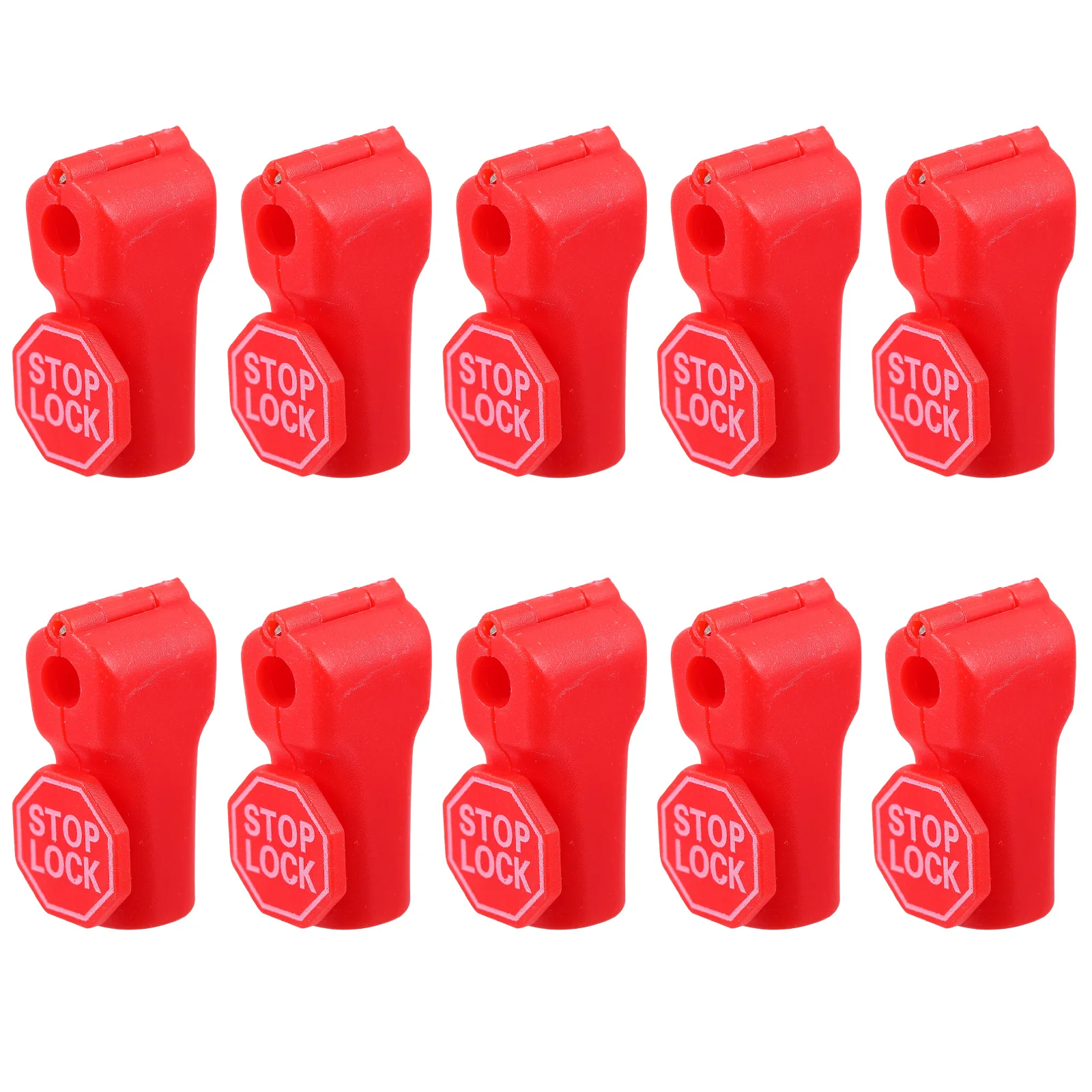 

10pcs Anti Theft Hook For Pegboard Display Security Lightweight Durable Plastic Easy Install No Tools Theft Resistant