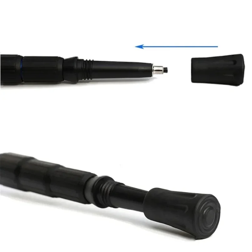 20pcs/pack Trekking Pole Nordic Walk Stick Cane Climb Replacement Alpenstock Outdoor Camp Hike Protector Cap Tip Rubber