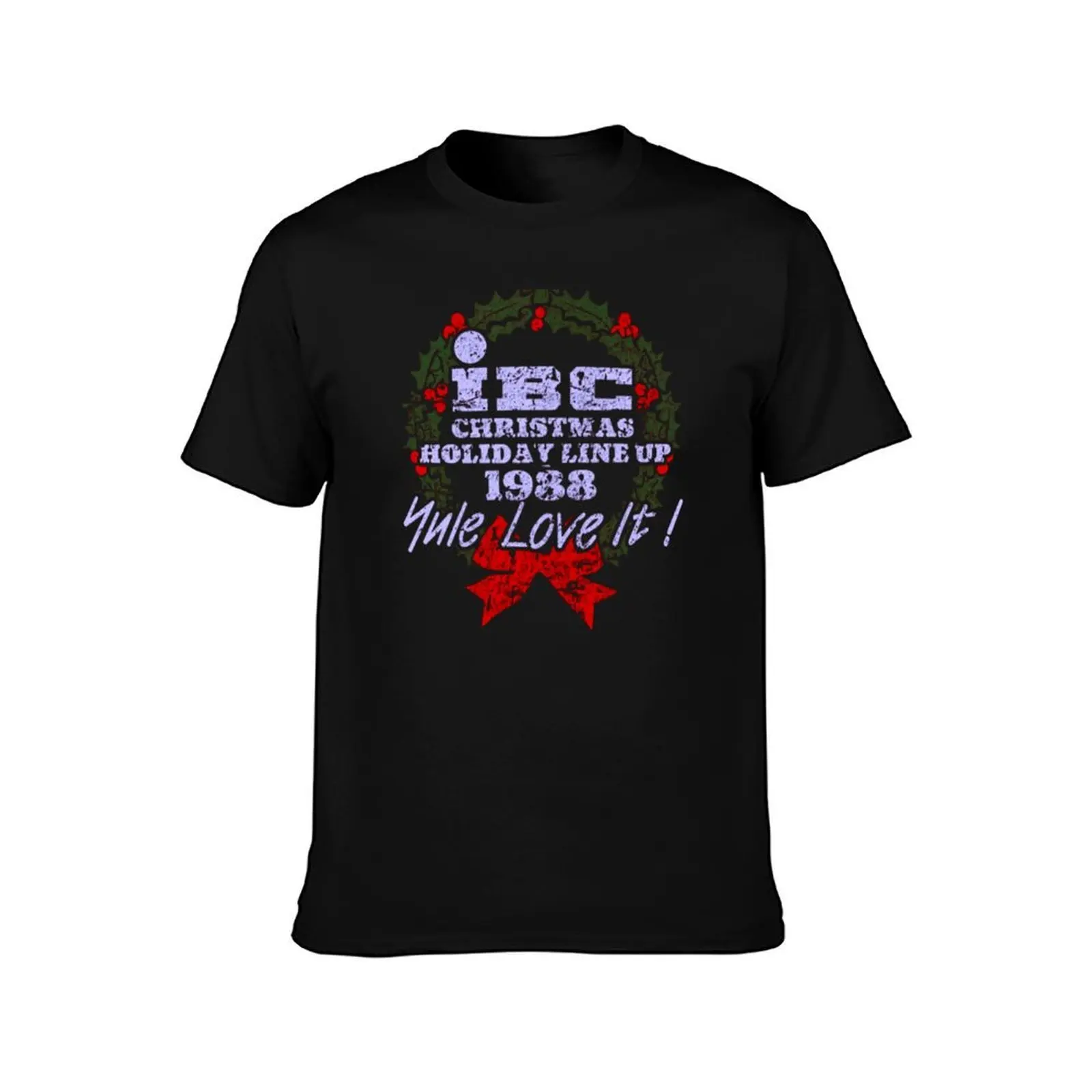 IBC Christmas Line Up T-Shirt Basic Tee Shirt for Everyday Outfit T-Shirt