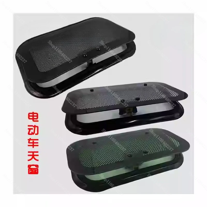Electric Four Wheeler Tricycle Breathable Sunroof Ventilated Roof Top