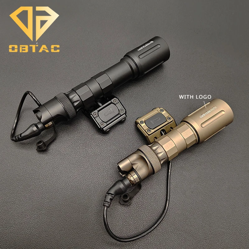 

Tactical V2 Flashlight Light 1000LM High Power Weapon Scout Light Fit Hunting Airsoft Pistol Weapon Light Pressure Switch