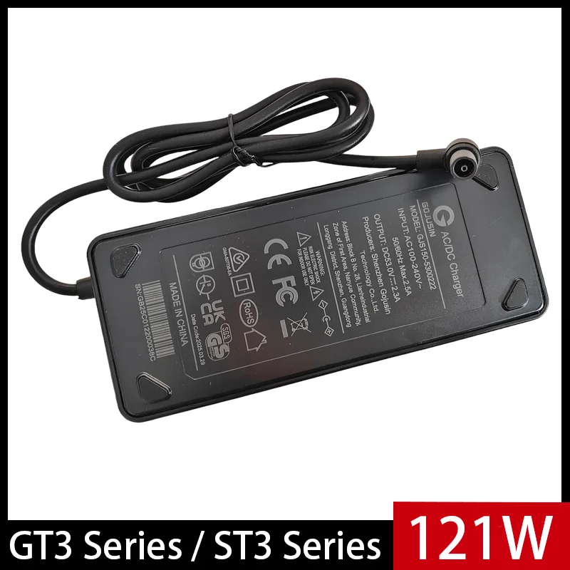 Adaptateur de charge rapide 120W pour trottinettes �lectriques NAVEE ST3 ST3 Pro GT3 GT3 Pro GT3 MAX, pi�ces d�tach�es, alimentation batterie Li-ion 53.6V 2.3A