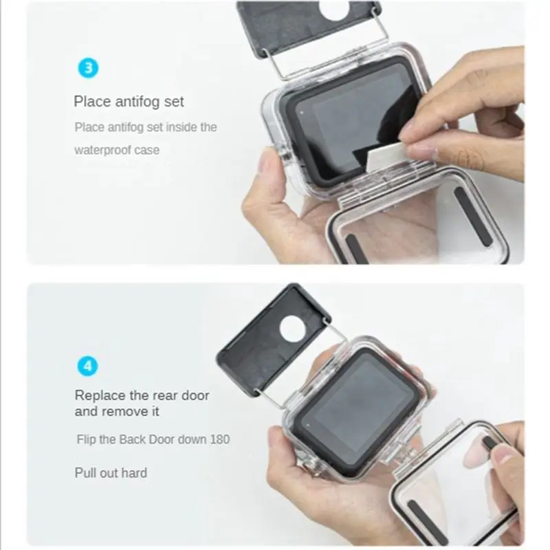 

M85K 45M Waterproof Case for 11 10 9 Underwater Diving Housing Cover with Dive Filter Action Camera Accessories