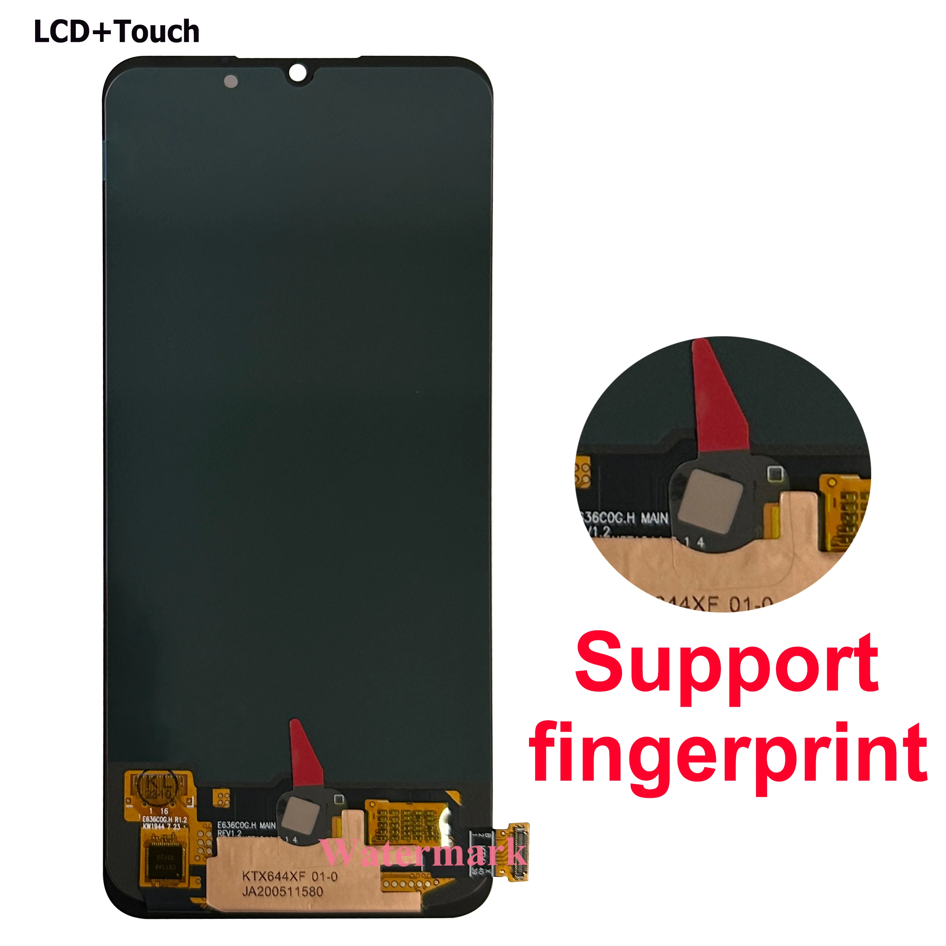 With Fingerprint OLED For OPPO Reno 3 F15 Find X2 Lite CPH2005 For
