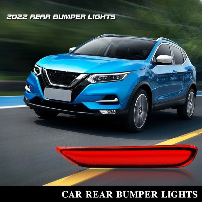

Для Nissan Qashqai TEANA ‌ X-TRAIL Infiniti ‌ Задний бампер автомобиля, отражатель света DRL, динамический указатель поворота, стоп-сигналы, задний противотуманный фонарь