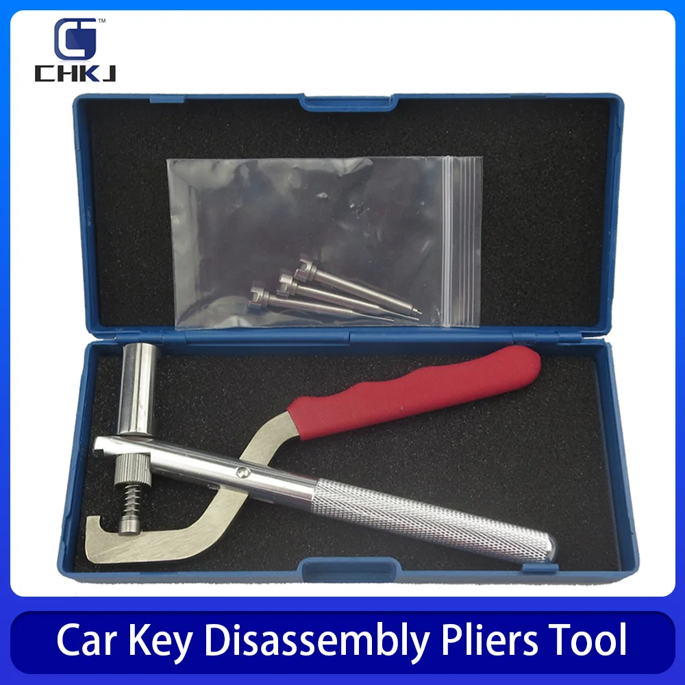 CHKJ HUK Folding Key Split Pin Clamp Auto Remote Car Key Disassembly Pliers Tool Flip Key Remover Car Key Fixing locksmiths tool