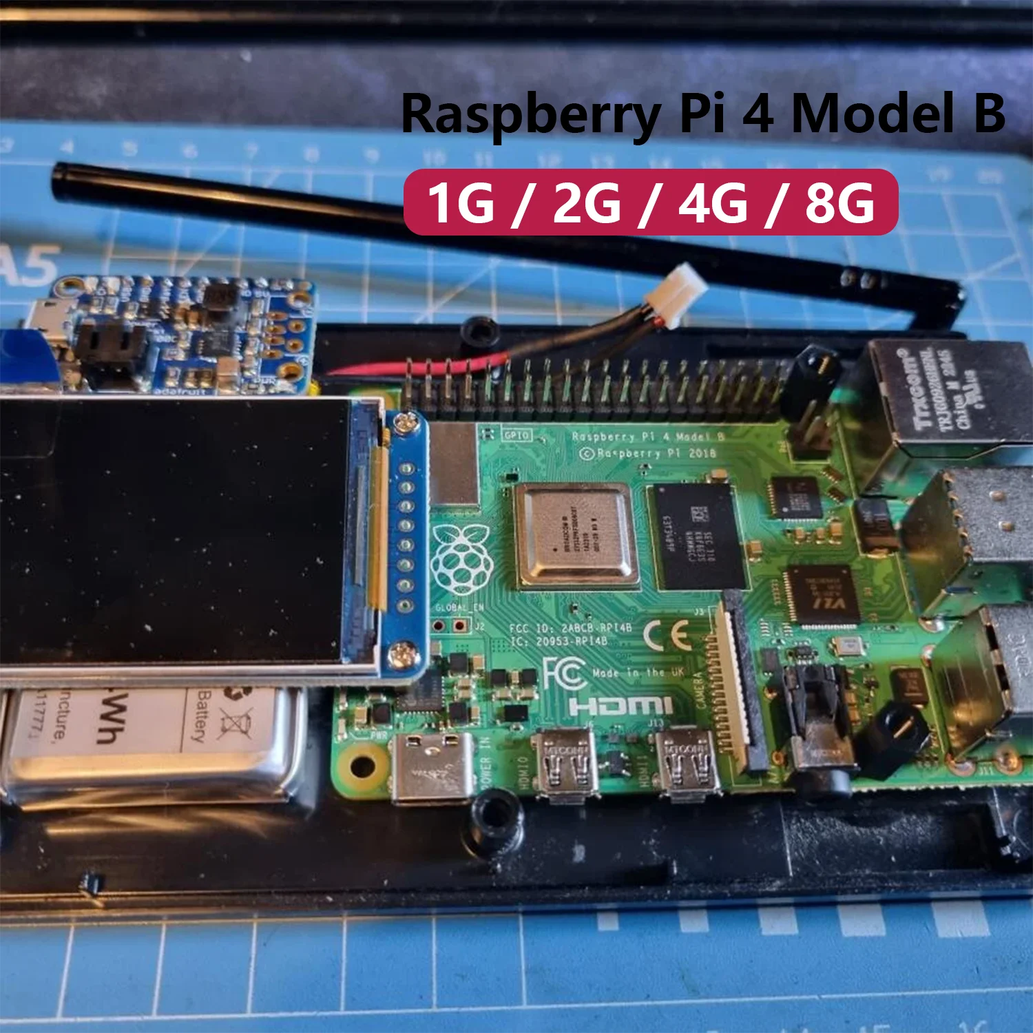 Imagem -06 - Raspberry pi Placa de Desenvolvimento Modelo b Oficial Original 1gb 2gb 4gb 8gb Bcm2711 Quad-core Cortex-a72 Braço v8 Soc 64-bit