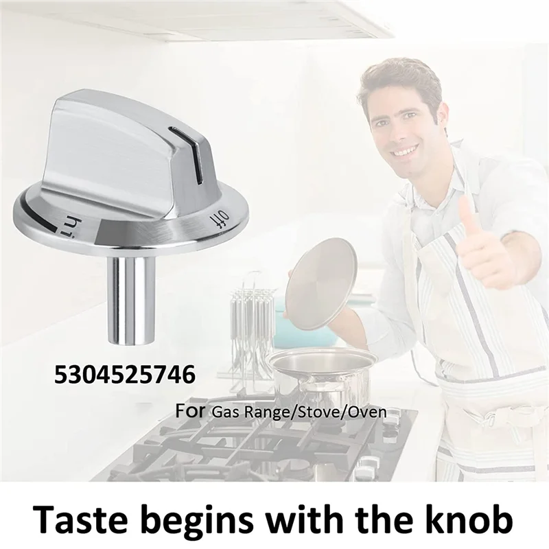 Nieuwste! 1 stuks upgrade 5304525746   Vervangingen van kachelknoppen met lange steel, compatibel met ovenknoppen voor gasfornuis