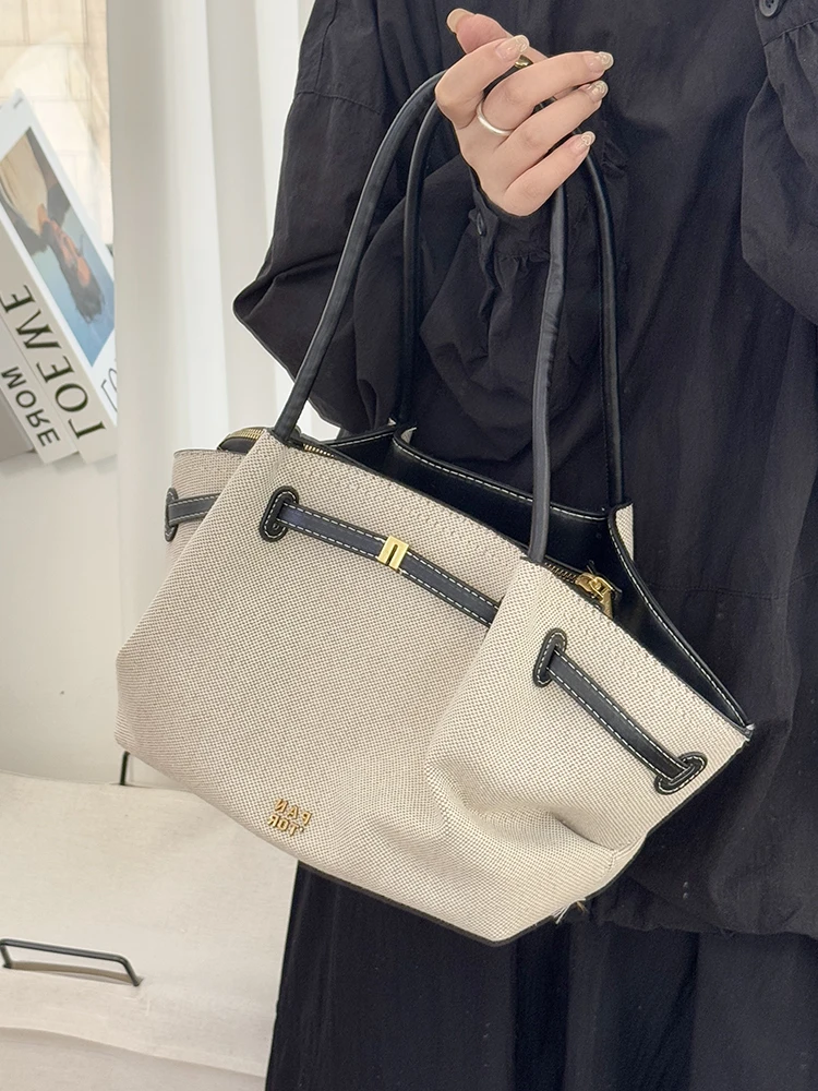 

Faionable Large Capaci Women's Tote Bag Commuter Bag Korean Sle Casual oulder Bag 2025 Summer New Sle