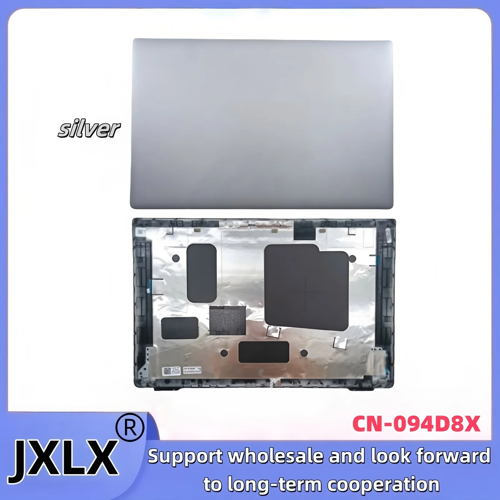 JXLX® New For Dell Latitude 5520 E5520 LCD Back/LCD Bezel/Palmrest/Bottom Base Case 094D8X 0GYKGD 0RGRJJ 009CM3 09MDK8 03C21P