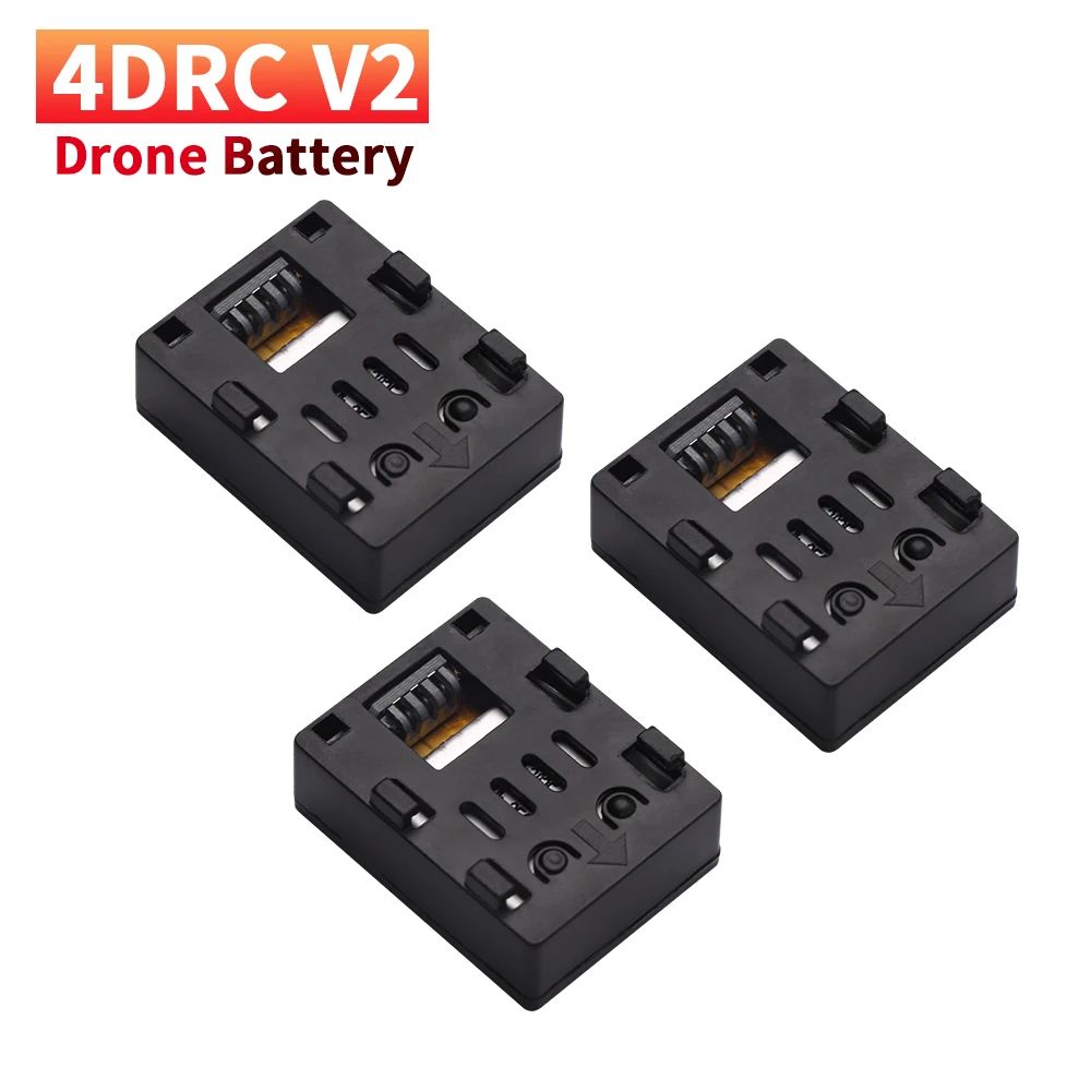 Batteria originale per drone RC 3.7V 4D-V2 per 4DRC V2 Mini quattro accessori per elicotteri Batteria Lipo pieghevole RC 3.7V 700mAh