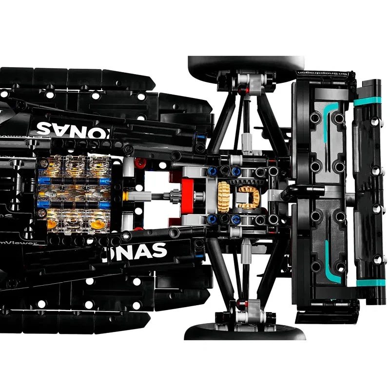 1642Pcs Technology 1:8 Scale F one Racing Car Building Block Set,Mechanical MOC W14 E Model Vehicle, Assemble toy gift for boys