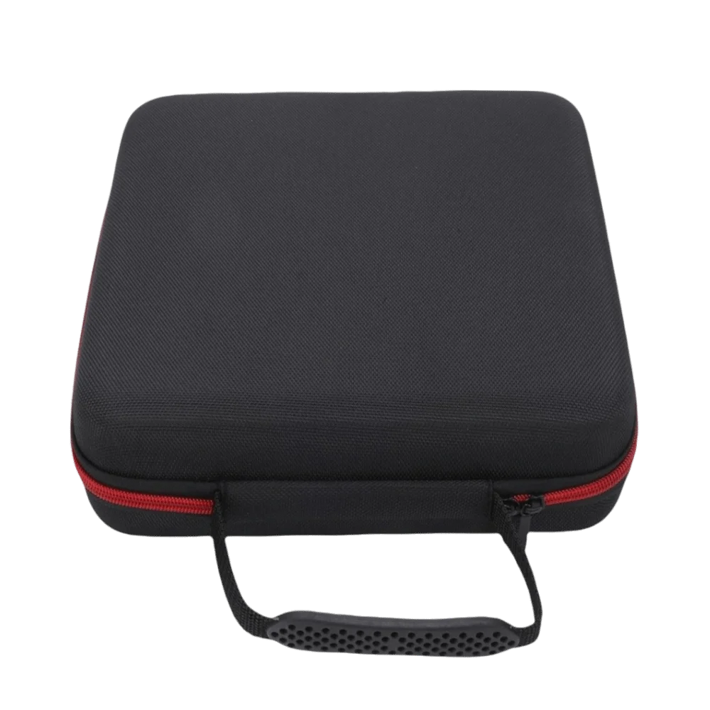 4 Holes Microphone Storage Case Oxford Fabric Shockproof Cordless Microphone Carrying Bag Anti Drop Zipper Closure